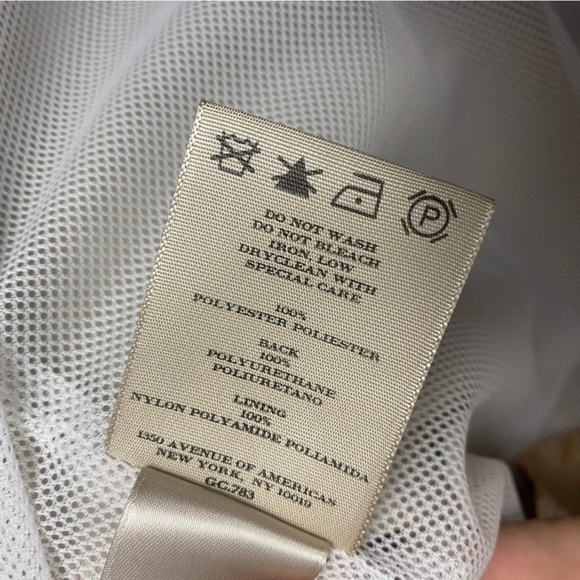 Burberry Tess Trench Lightweight Rain Coat Nova Check Beige Size 14P - Picture 13 of 16